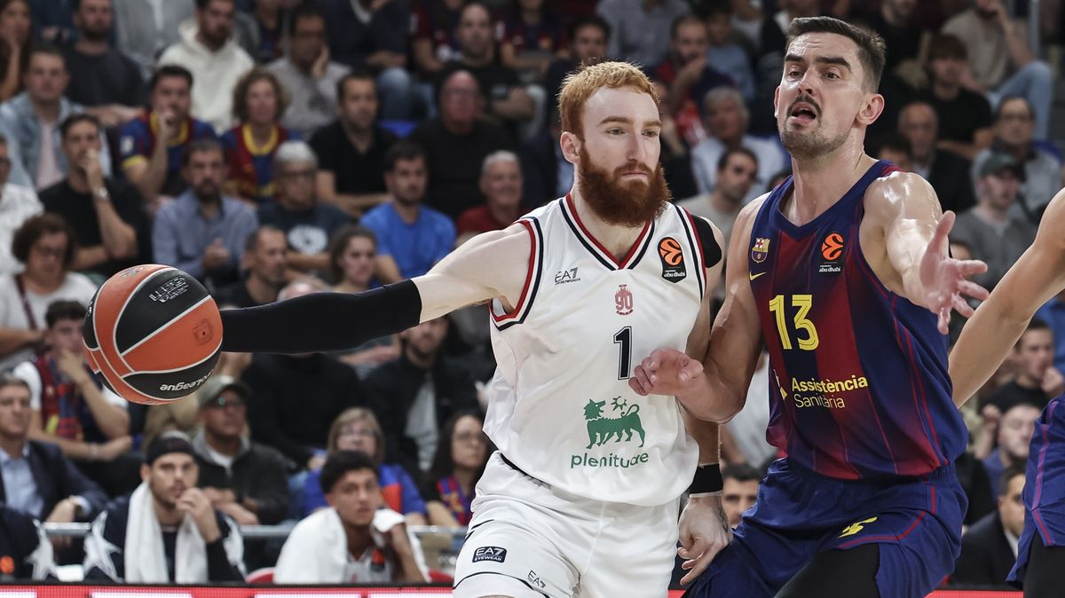 Veselý se Satoranským pomohli Barceloně k euroligové výhře nad Milánem